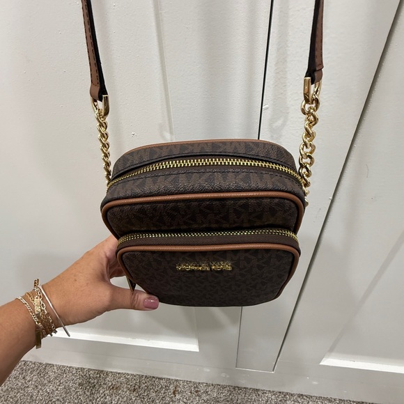 Michael Kors Dark Brown Messenger Bag - Picture 5 of 5